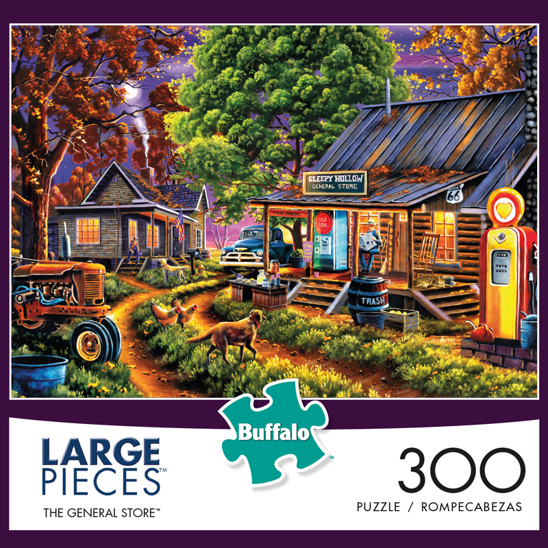 Colorluxe Country Store 300 Piece Jigsaw Puzzle 